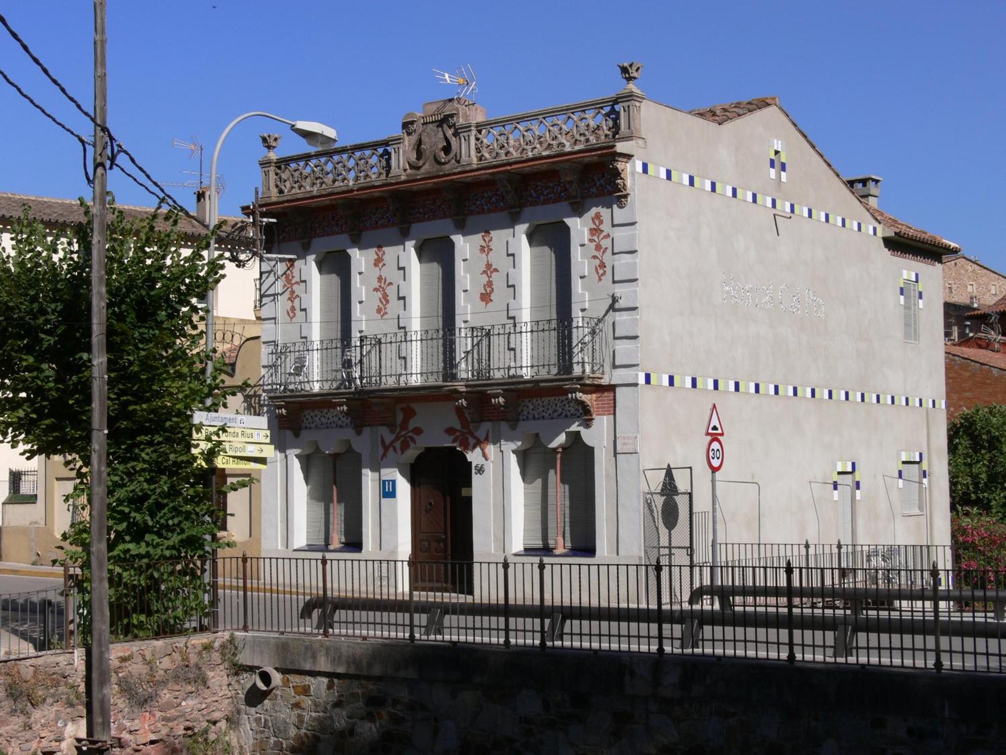 Hostal Cal Pla Sant Llorenc Savall ภายนอก รูปภาพ